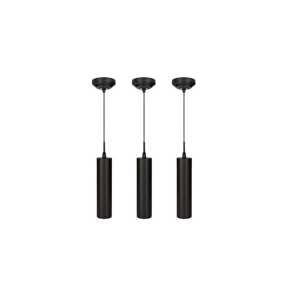 3 Pack Black Matte LED Modern Hanging Pendant Light